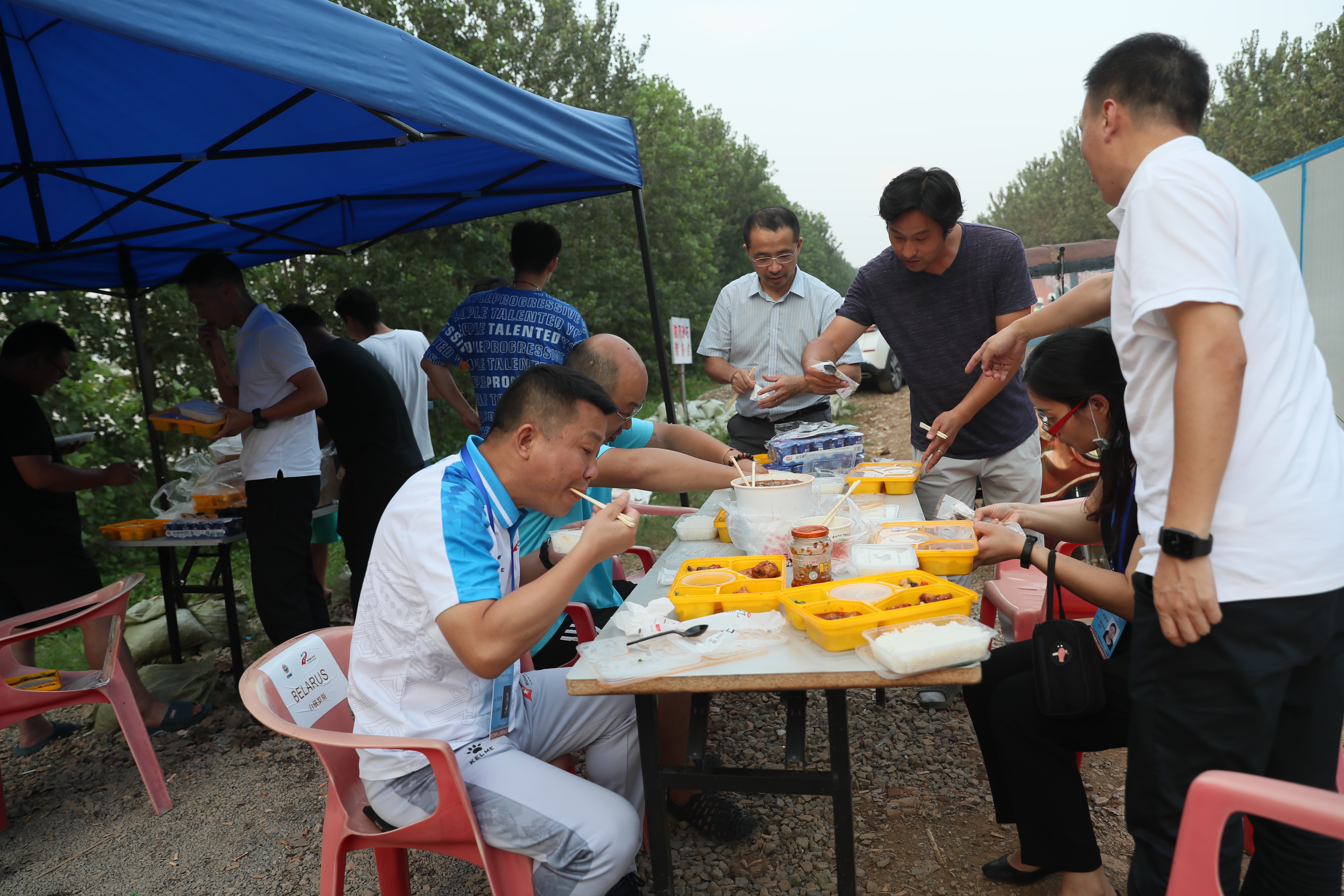 新聞特寫：不忘汛情，夜上堤防(圖9)